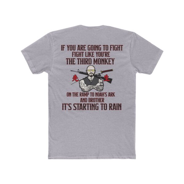 Third Monkey - Men's Cotton Crew Tee - Image 4