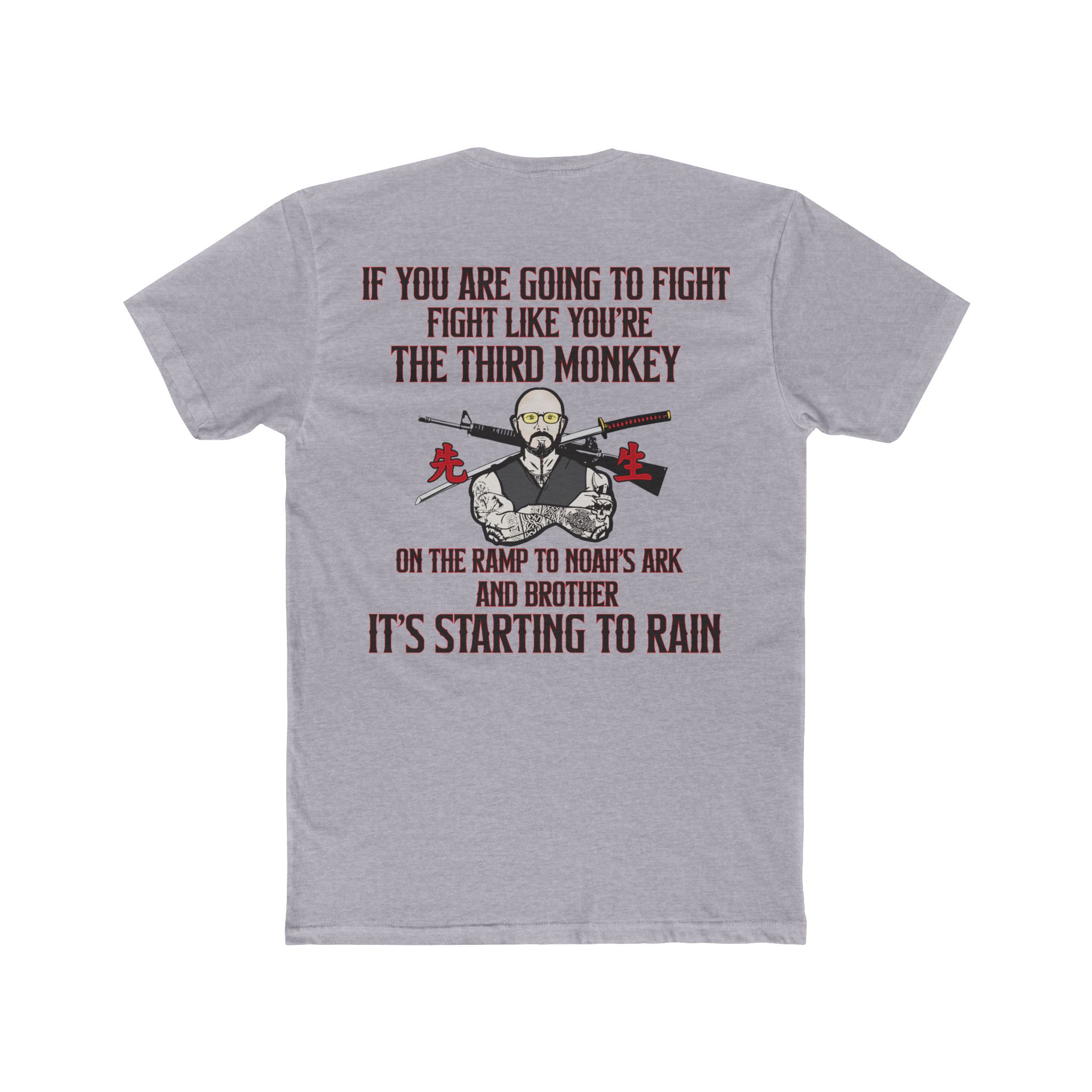 Third Monkey - Men's Cotton Crew Tee - Image 4