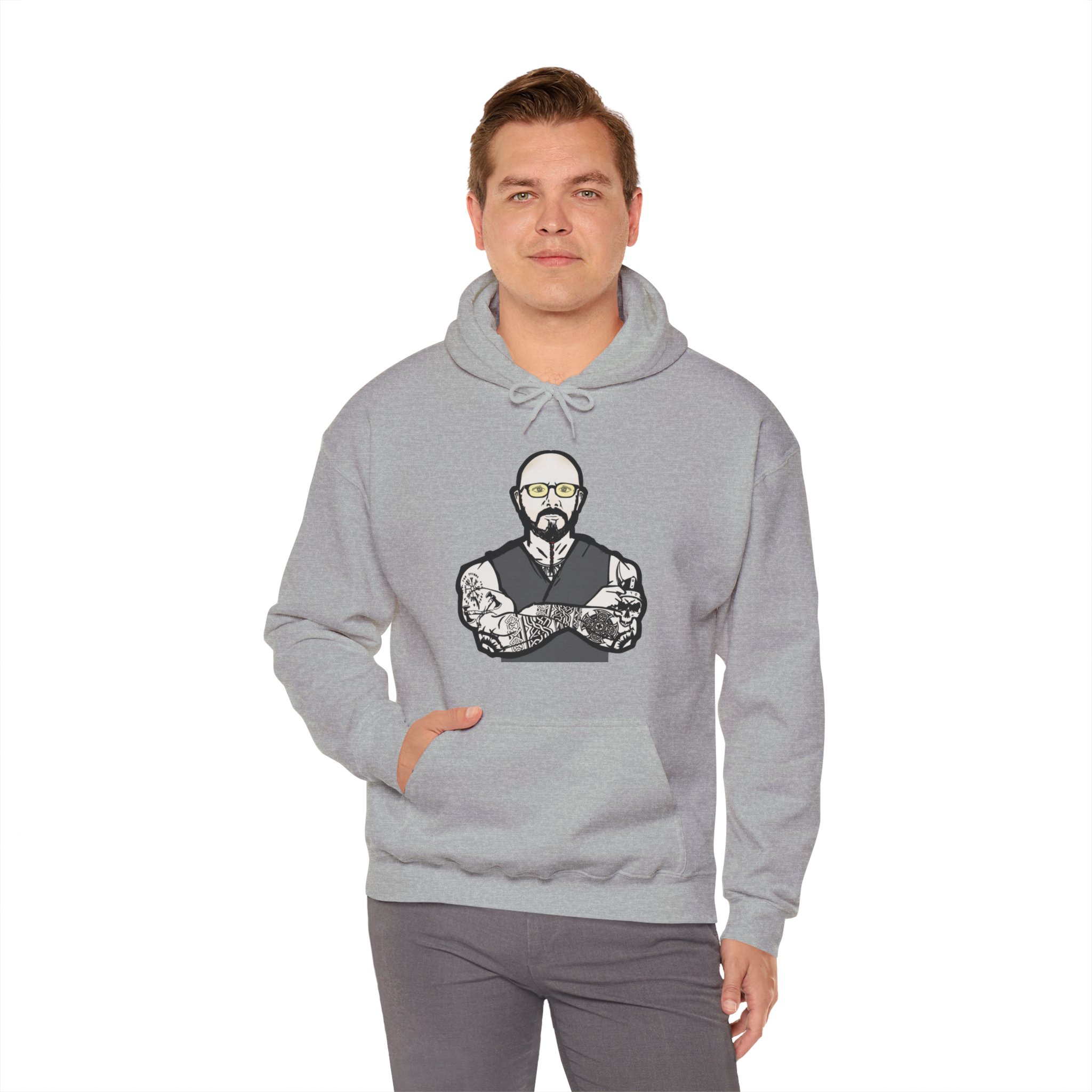 The Myth - Heavy Blendâ„¢ Hooded Sweatshirt - Image 13