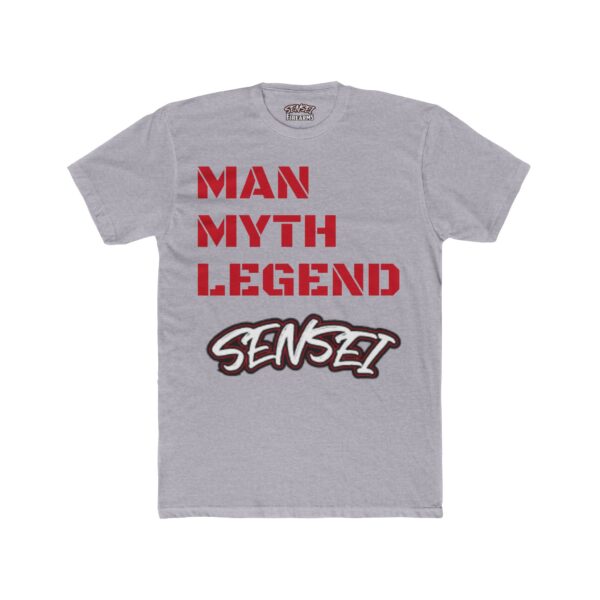 The Myth - Men's Cotton Crew Tee - Image 3